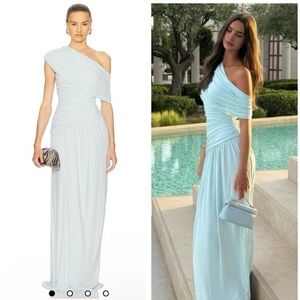 Helsa The Apolla Jersey Dress in Powder Blue